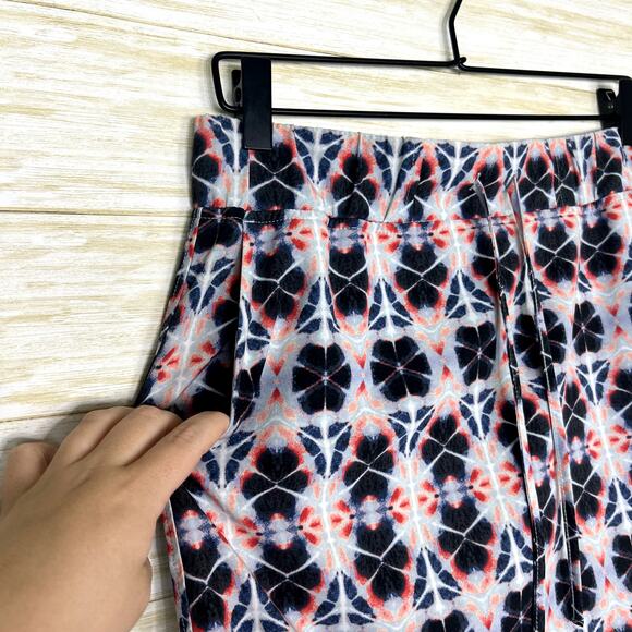 J. Jill Fit Ikat Tie Dye Pull On Skort - Picture 2 of 6